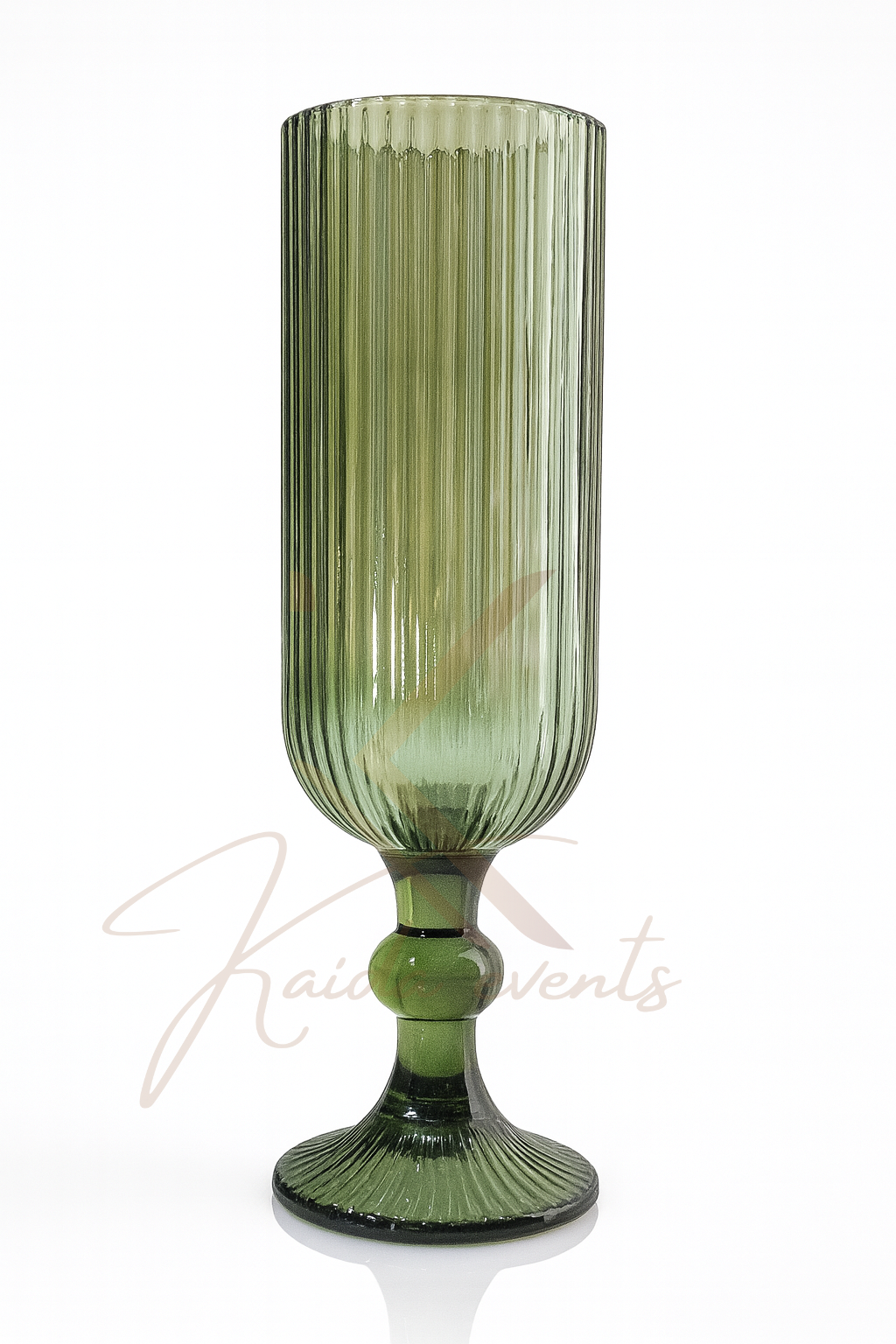 Verre a champagne ALTESSE vert