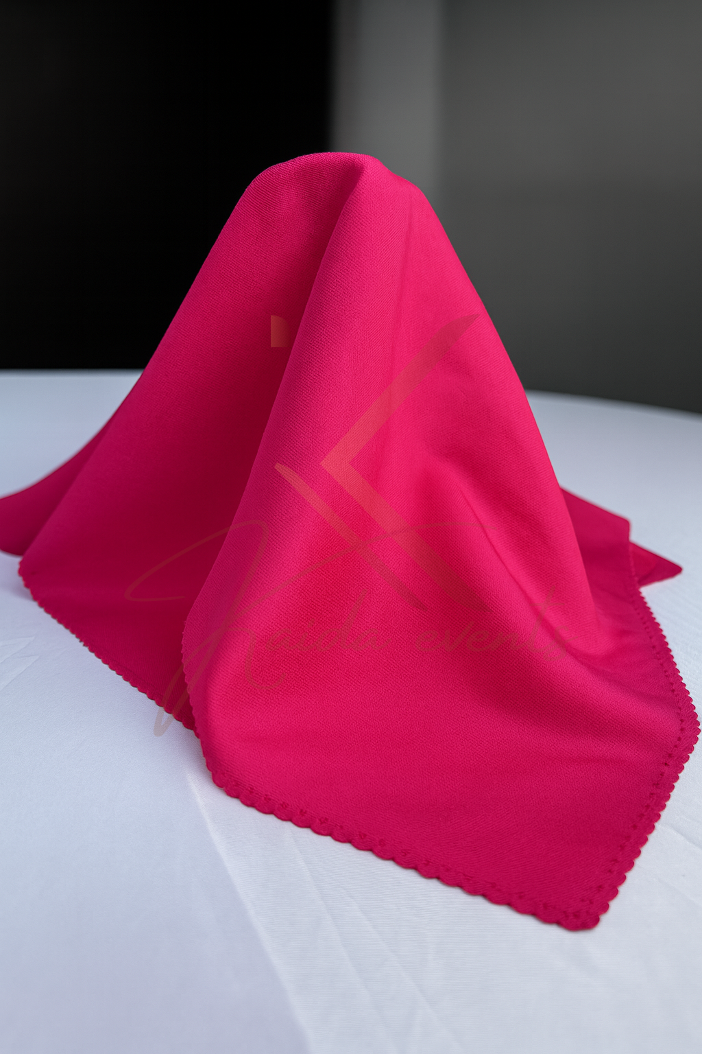 Serviette rose fuchsia