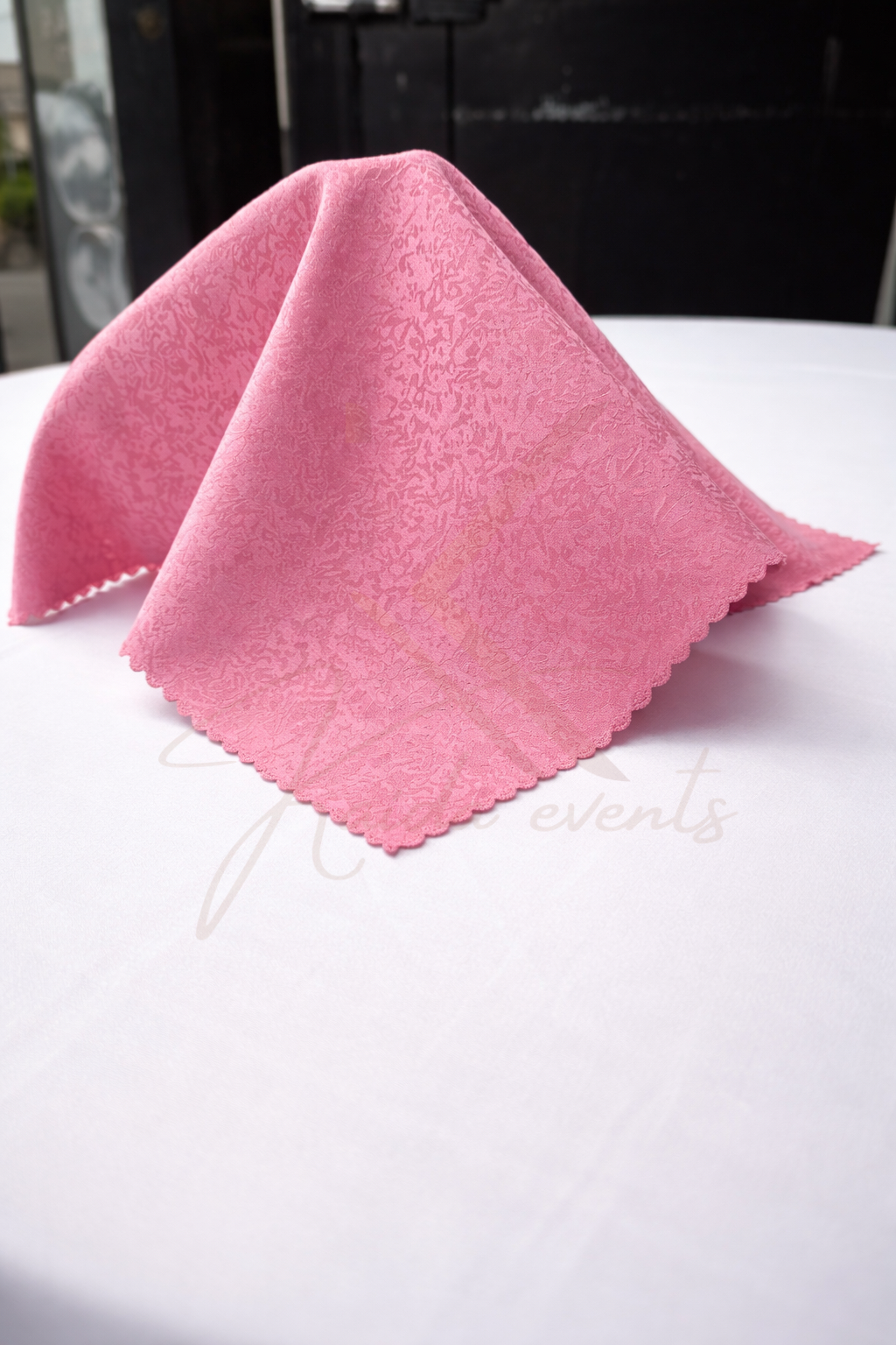 Serviette de table vieux rose
