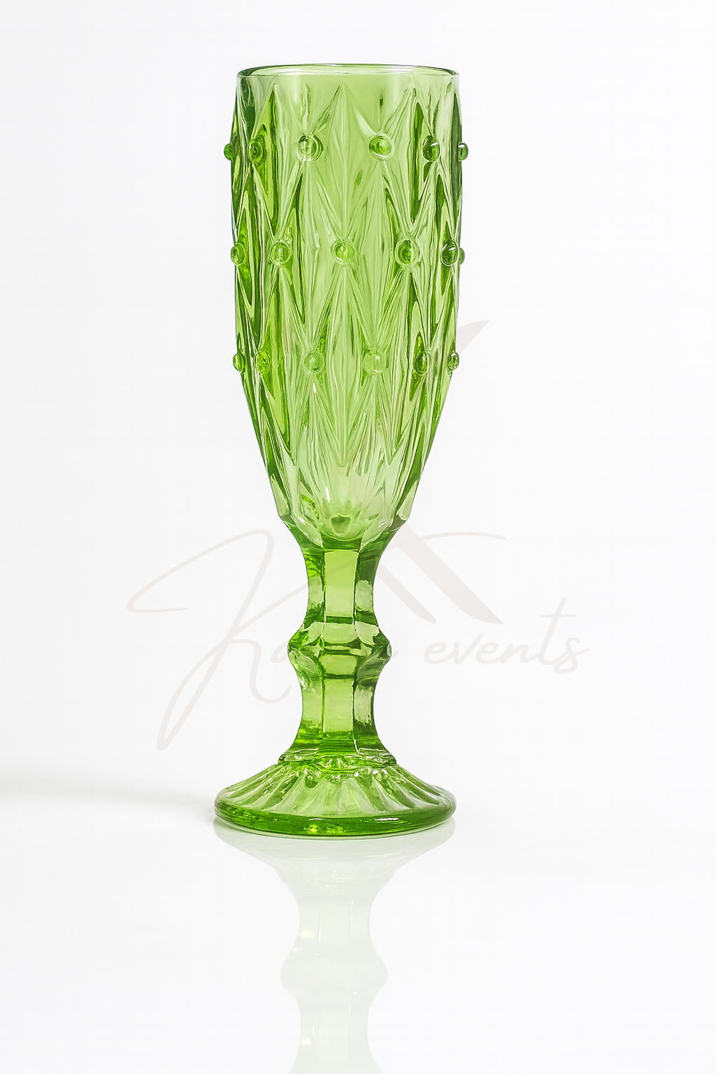 Verre a champagne ALTESSE vert 2