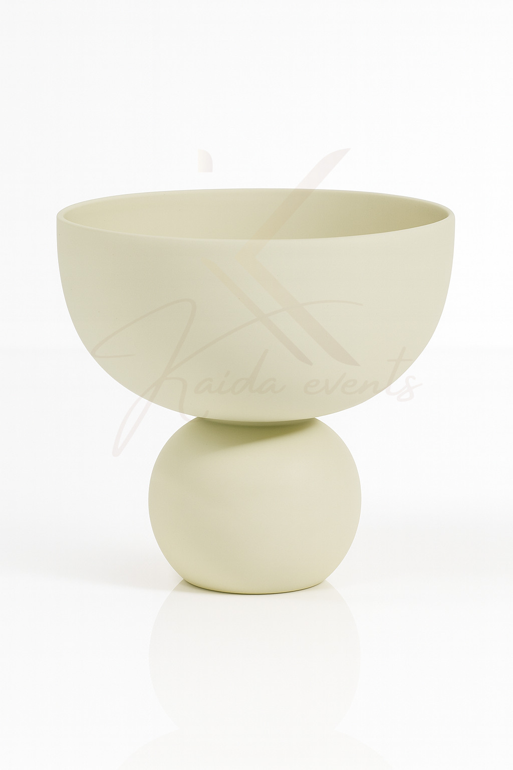 Pot de fleur rustique beige