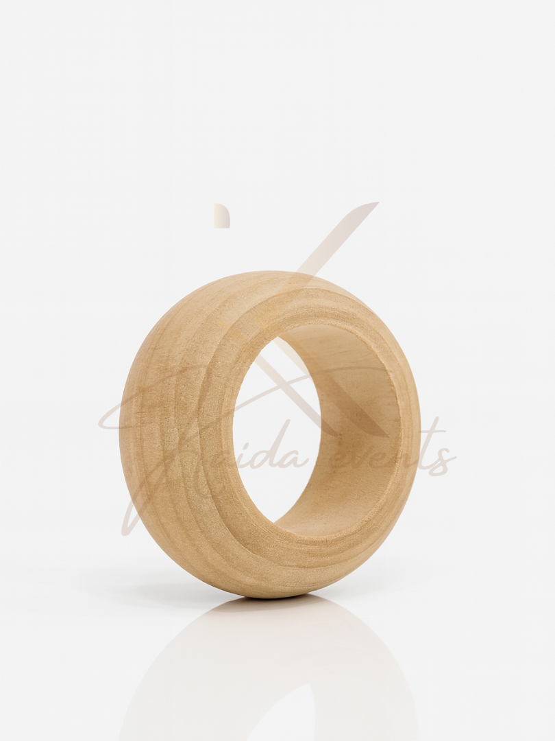 rond de serviette classique bois