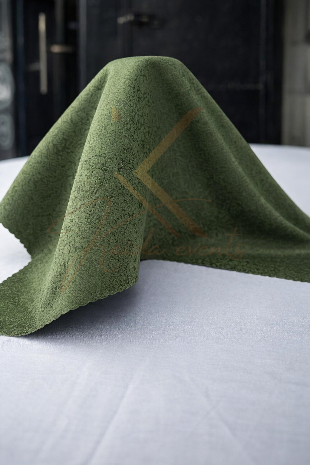 Serviette de table vert militaire