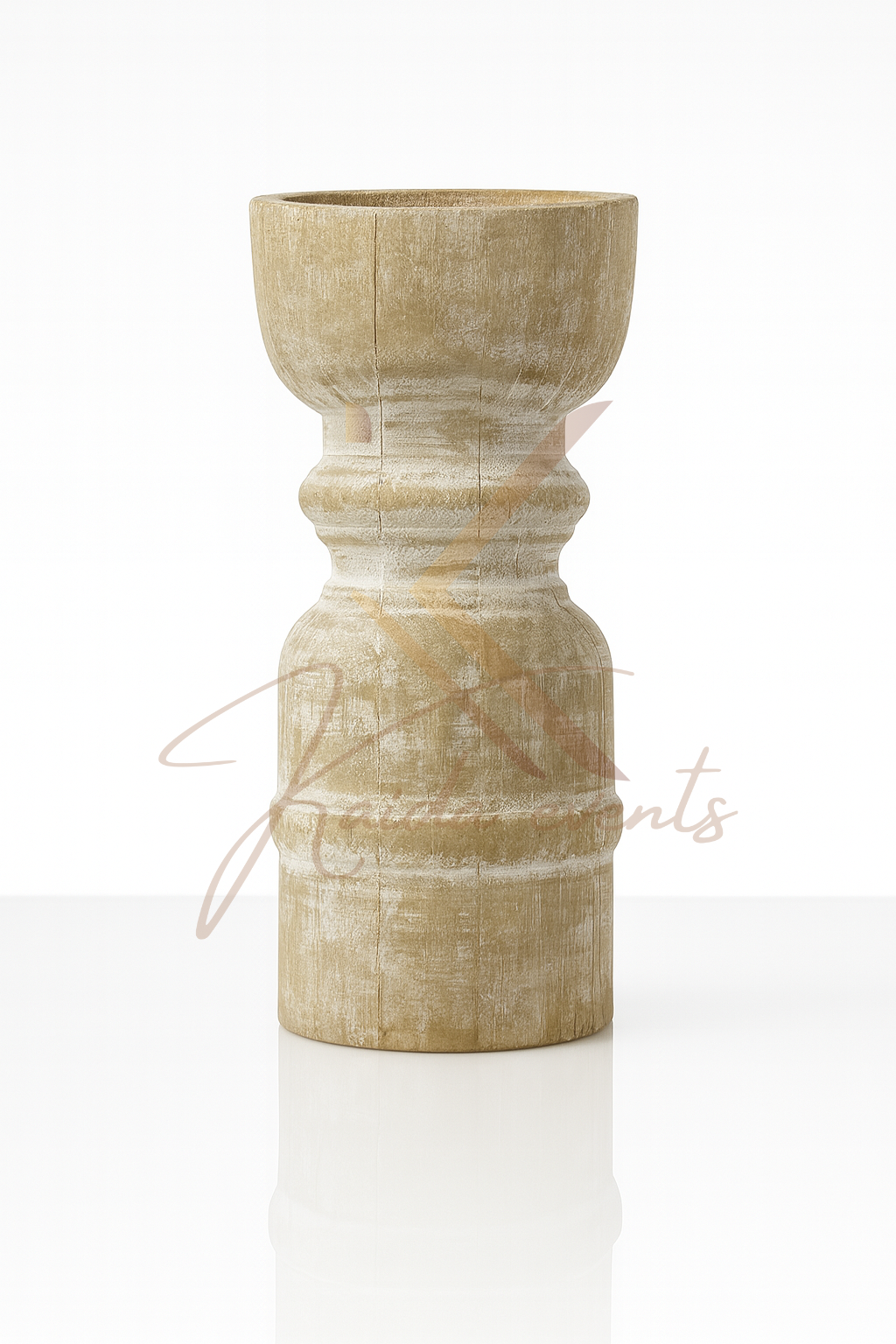 bougeoir en bois 1