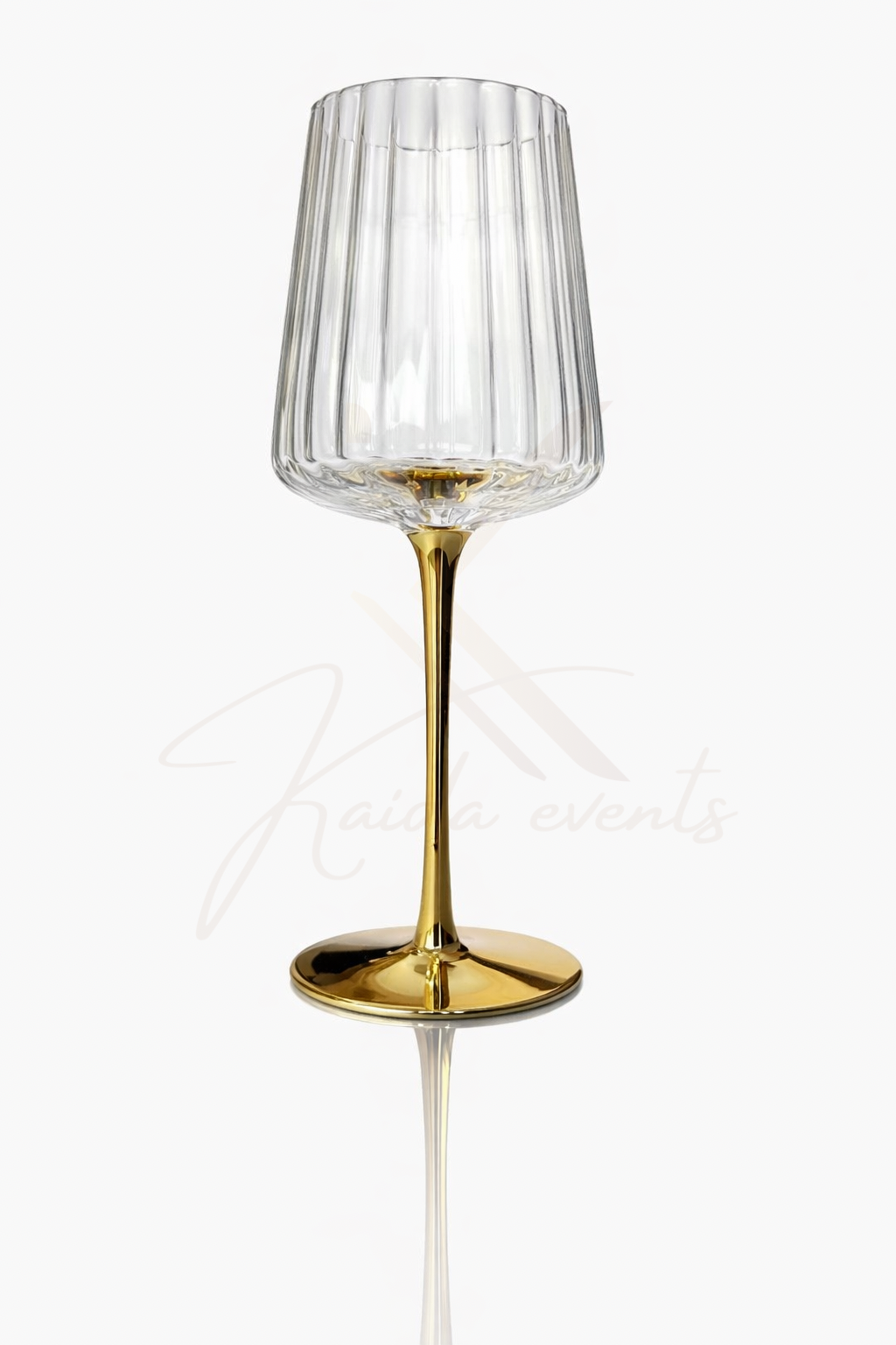 Verre a eau BELLA dore