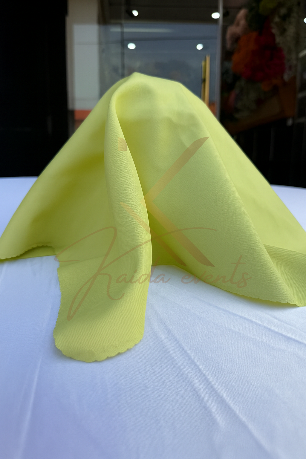 Serviette de table vert clair