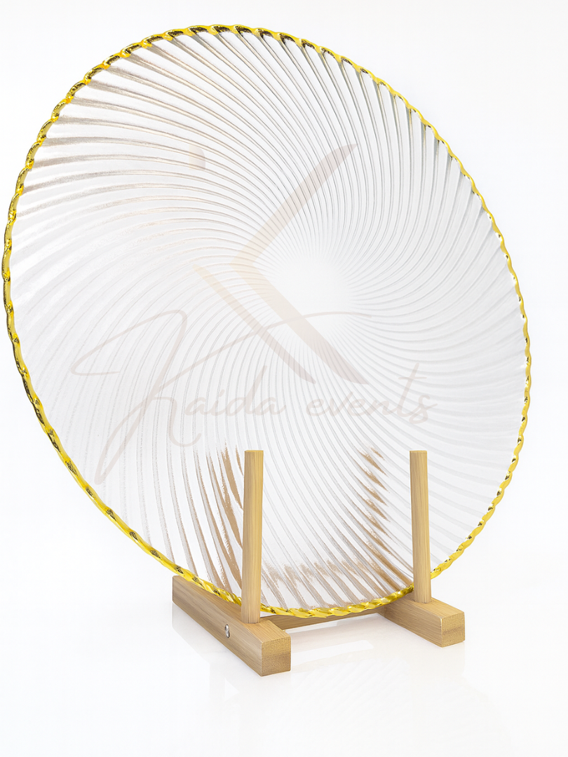 Assiette de presentation TORNADE