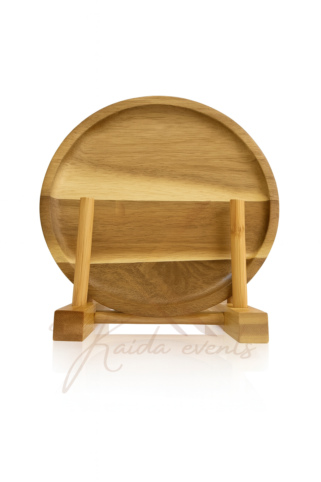 Assiette a dessert bois