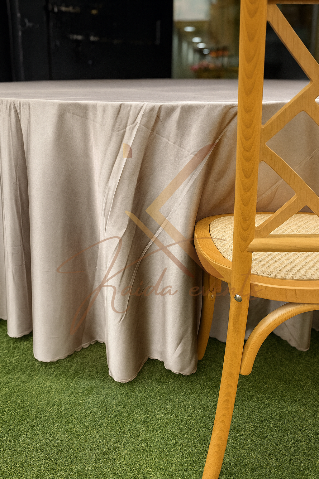 Nappe de table grise