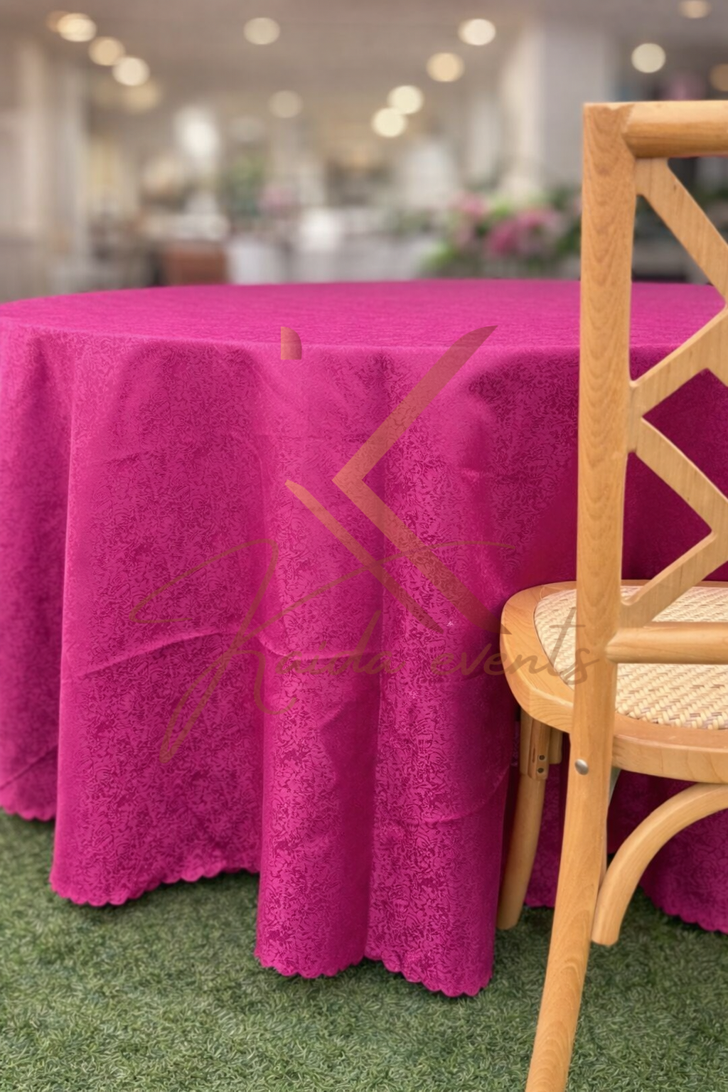 Nappe ronde Magenta